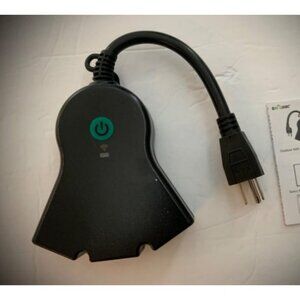 Smart WiFi Heavy Duty Outdoor Outlet, Timer and Countdown Function